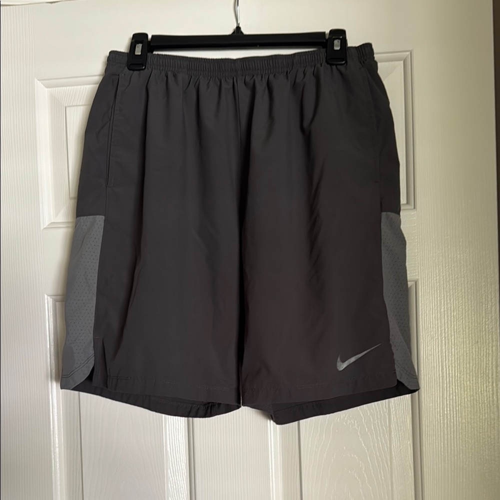 Nike Gray Athletic Shorts Lightweight Performance